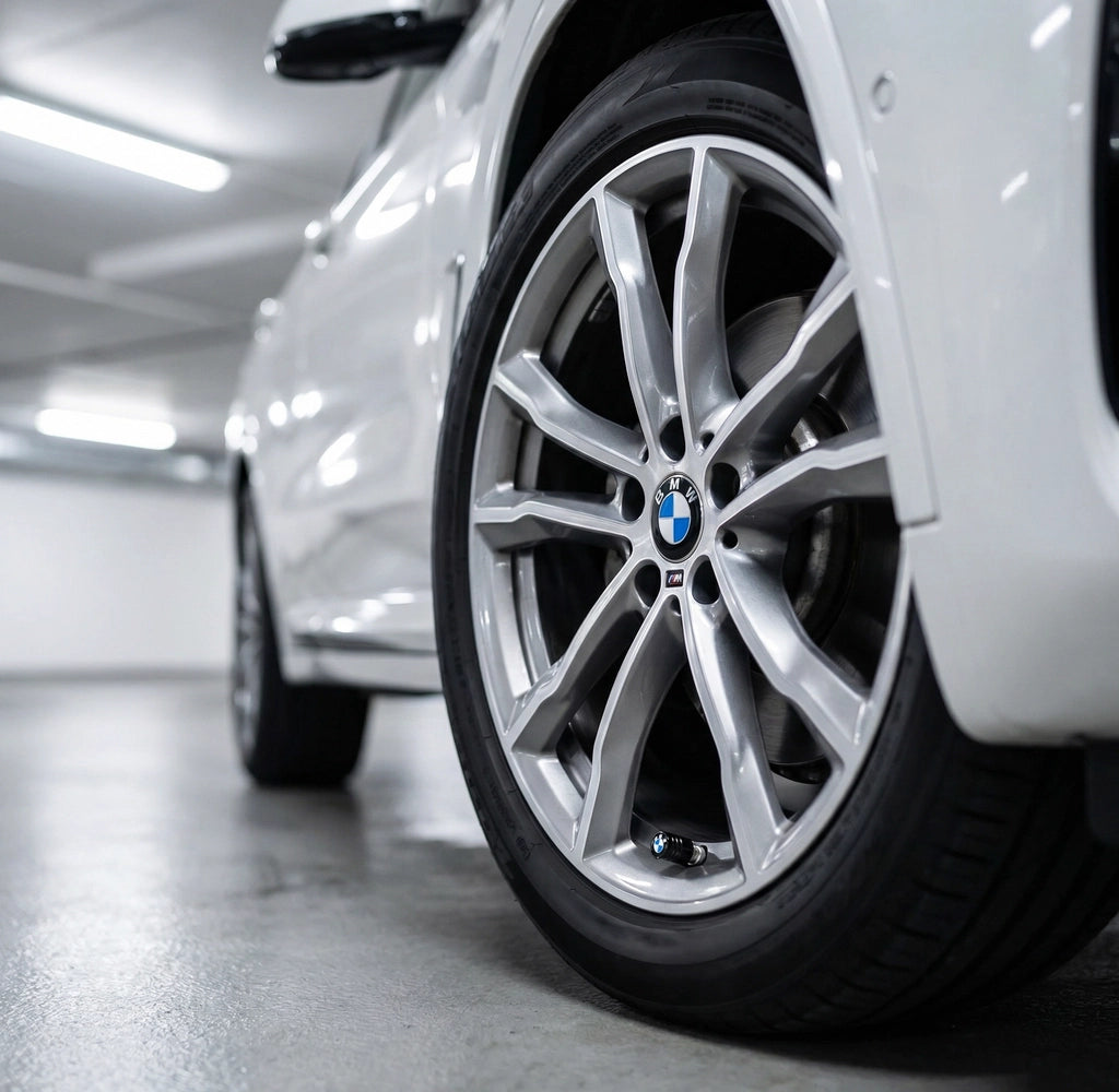 4 stk. BMW Logo Ventilhætter