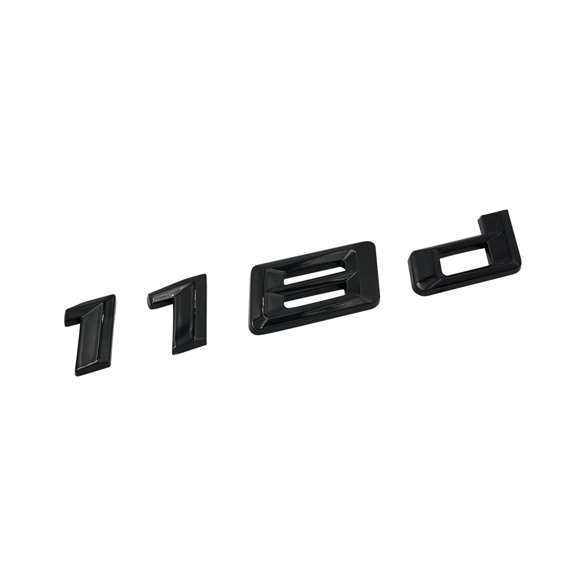 Sort BMW 118d Model Emblem