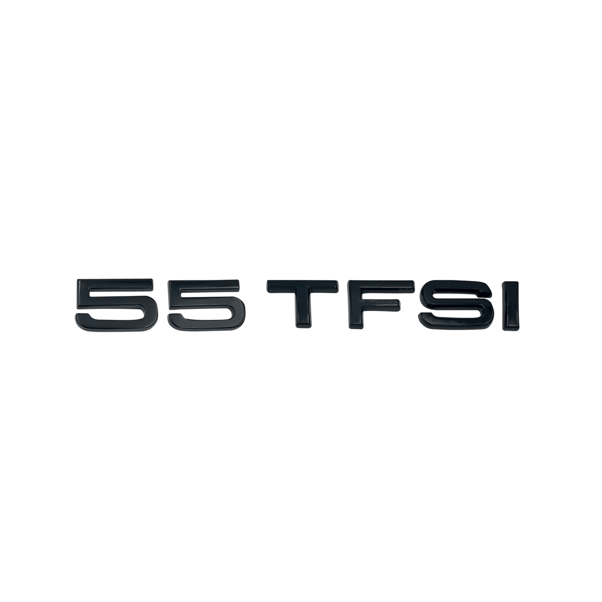 Audi 55 TFSI bag emblem blank sort