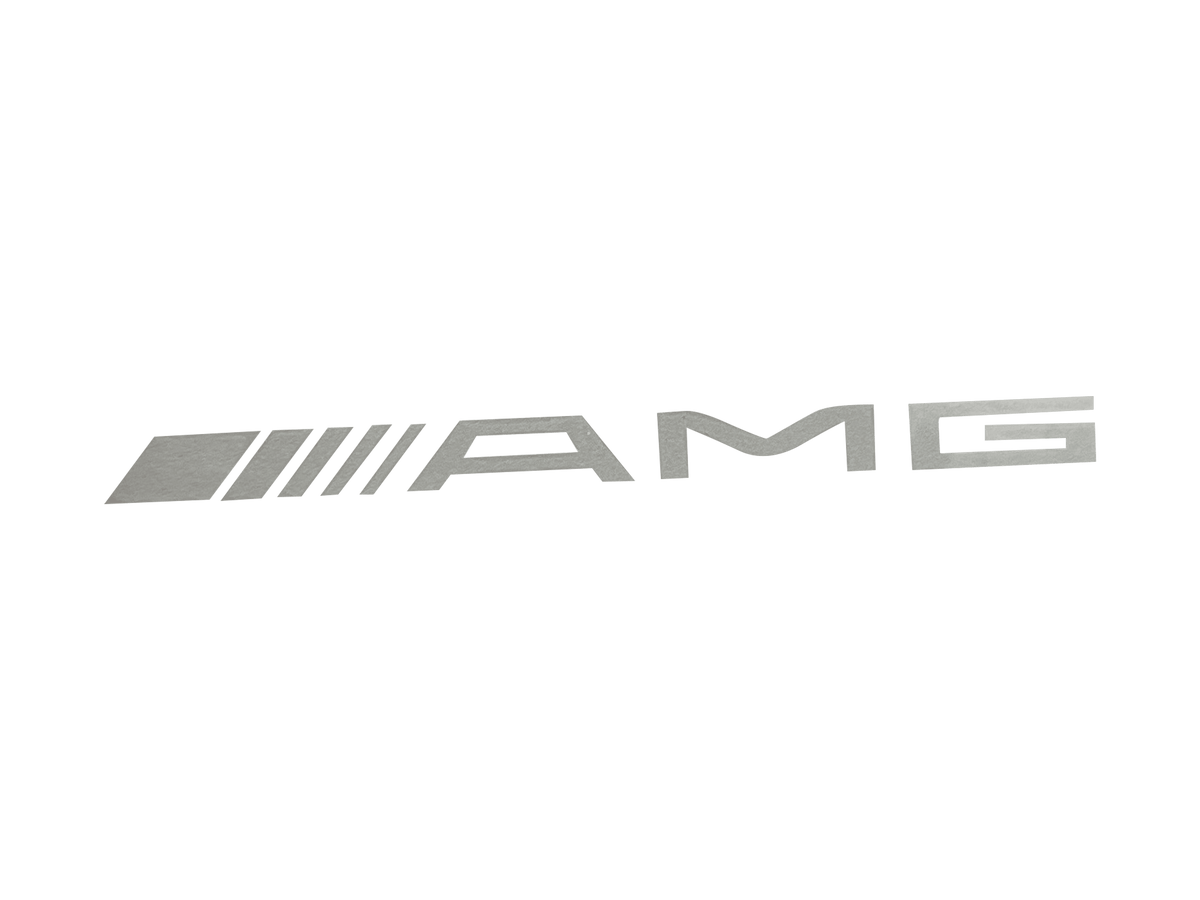 2 stk. Mercedes AMG Bremsekaliber klistermærker Hvid