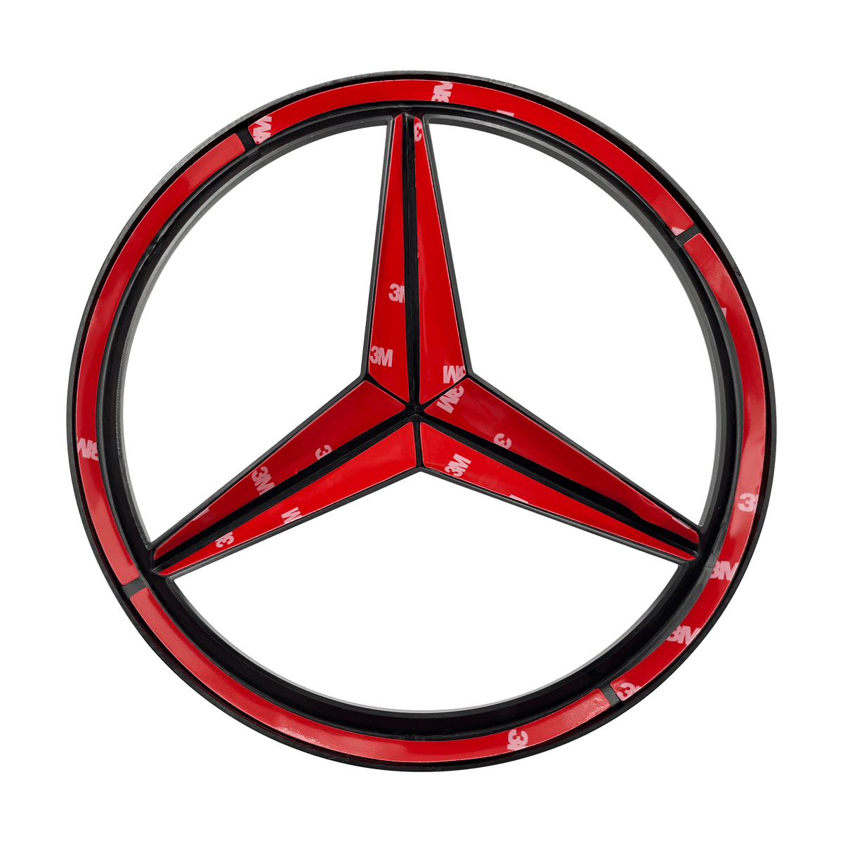 Mercedes Front Star Logo Svart