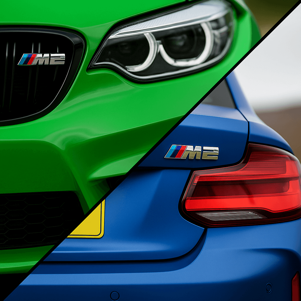 Chrome BMW M2 Emblem Stylingpakke