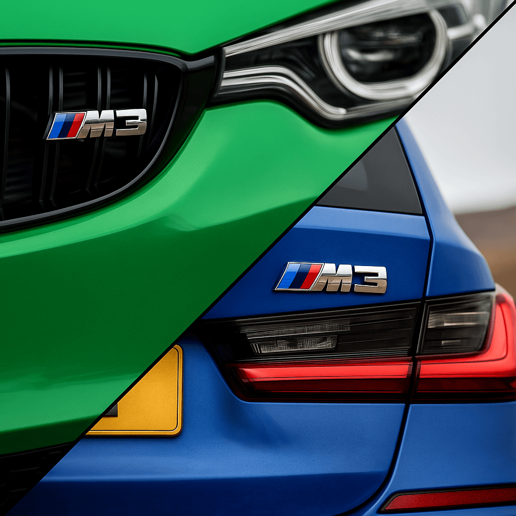 Chrome BMW M3 Emblem Stylingpakke