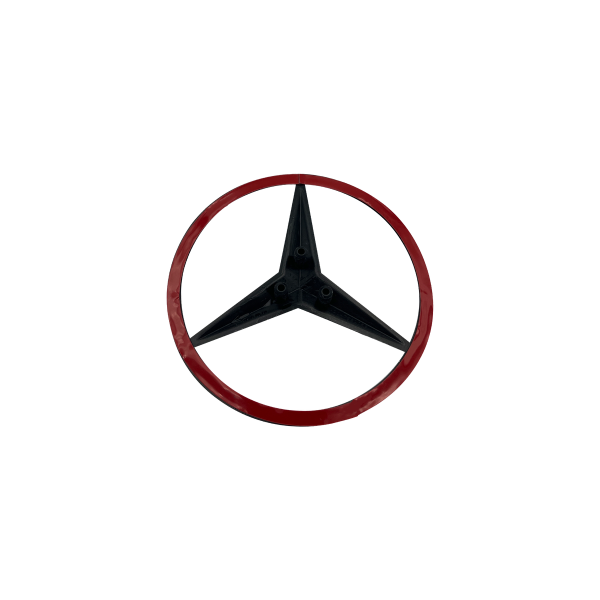 Mercedes Rear Star Logo Svart 82mm