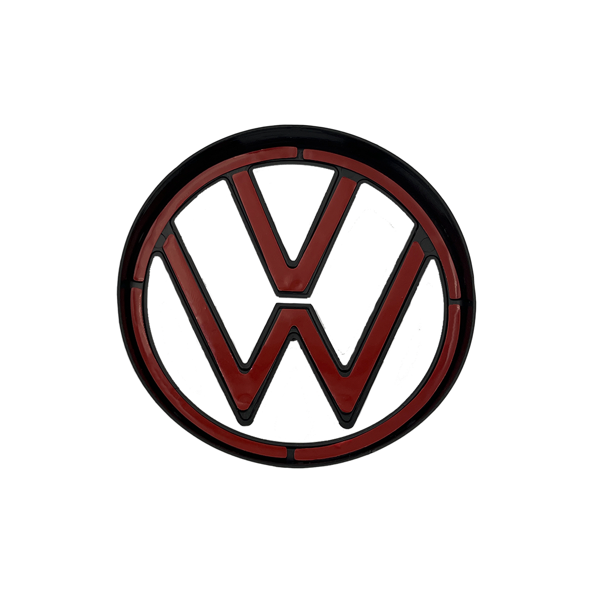 VW Polo 6 VI Facelift Logo bakre svart