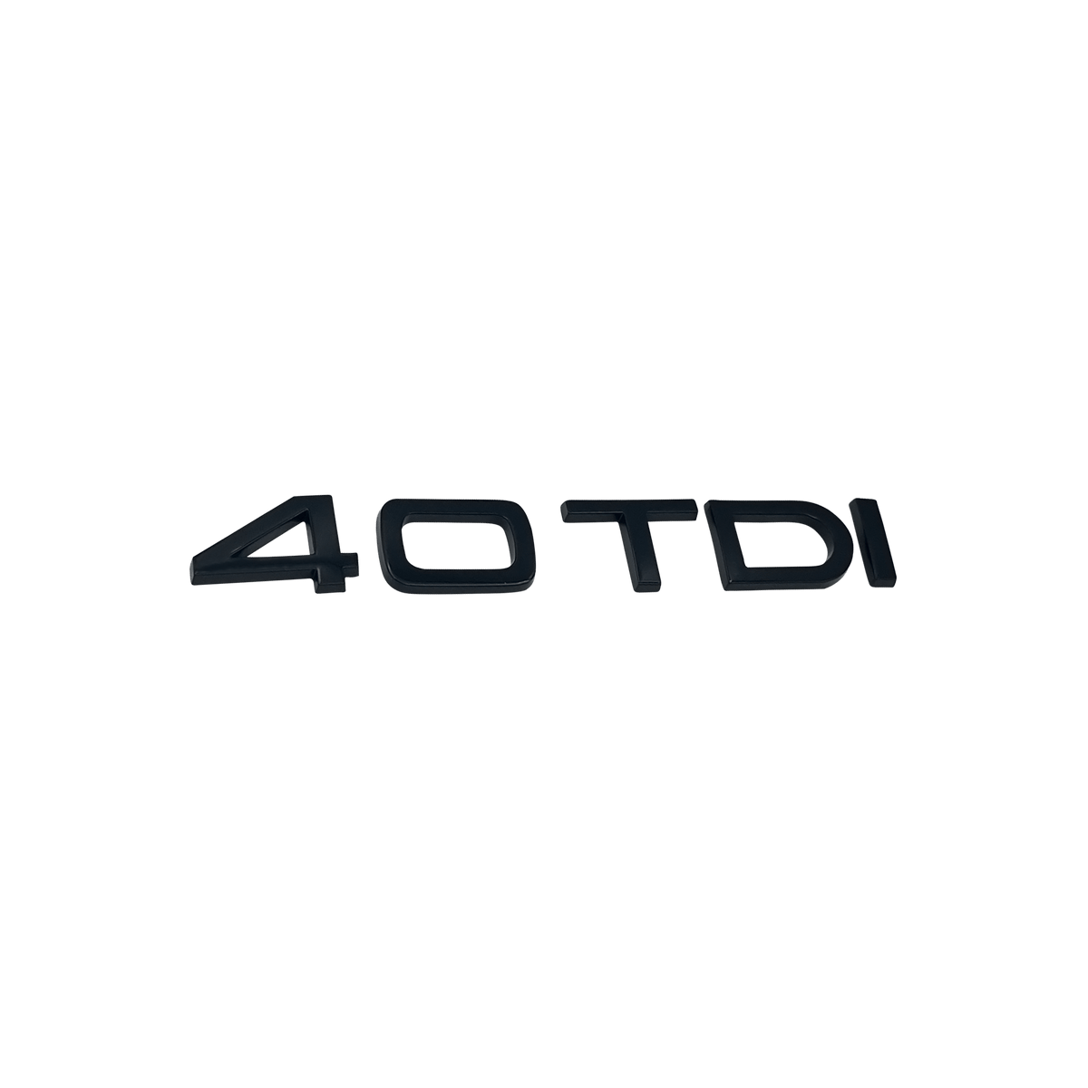 Audi 40 TDI bag emblem blank sort