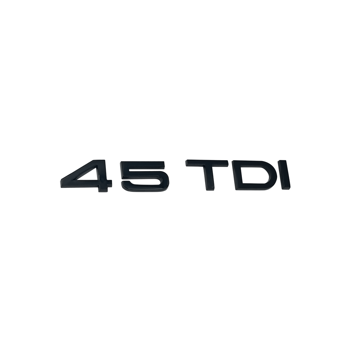 Audi 45 TDI bag emblem blank sort