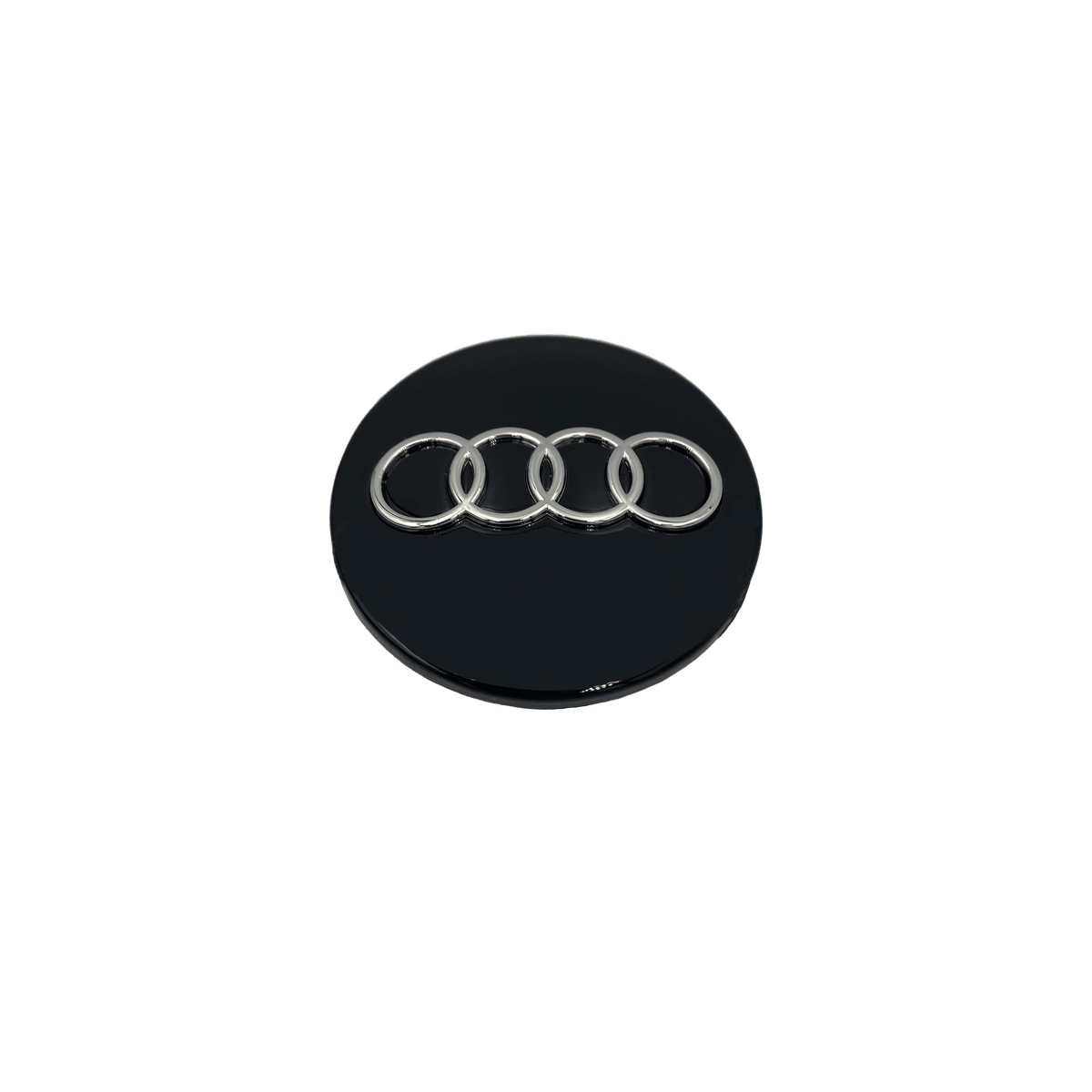 4 Stk. Sorte Audi Centerkapsel Sæt - Driverse - Centerkapsler - Driverse - Driverse - AD-OG-CK-SO-60 - 60mm - Sort - -