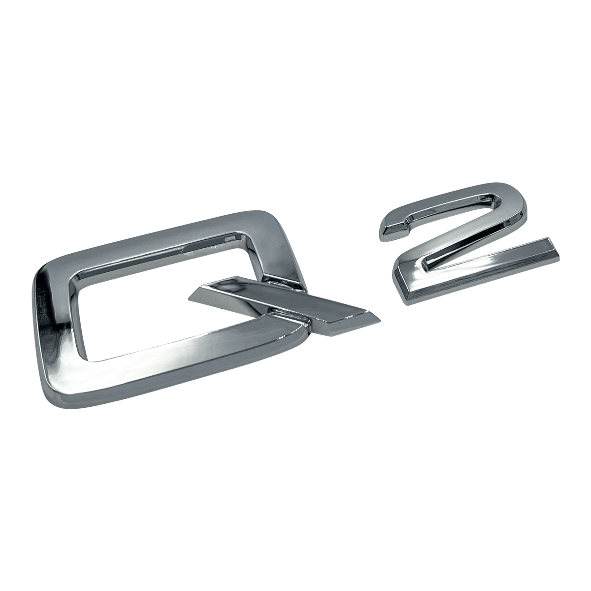 Chrome Audi Q2 Emblem