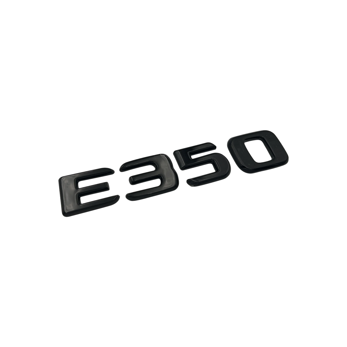 Sort Mercedes E350 Emblem Badge