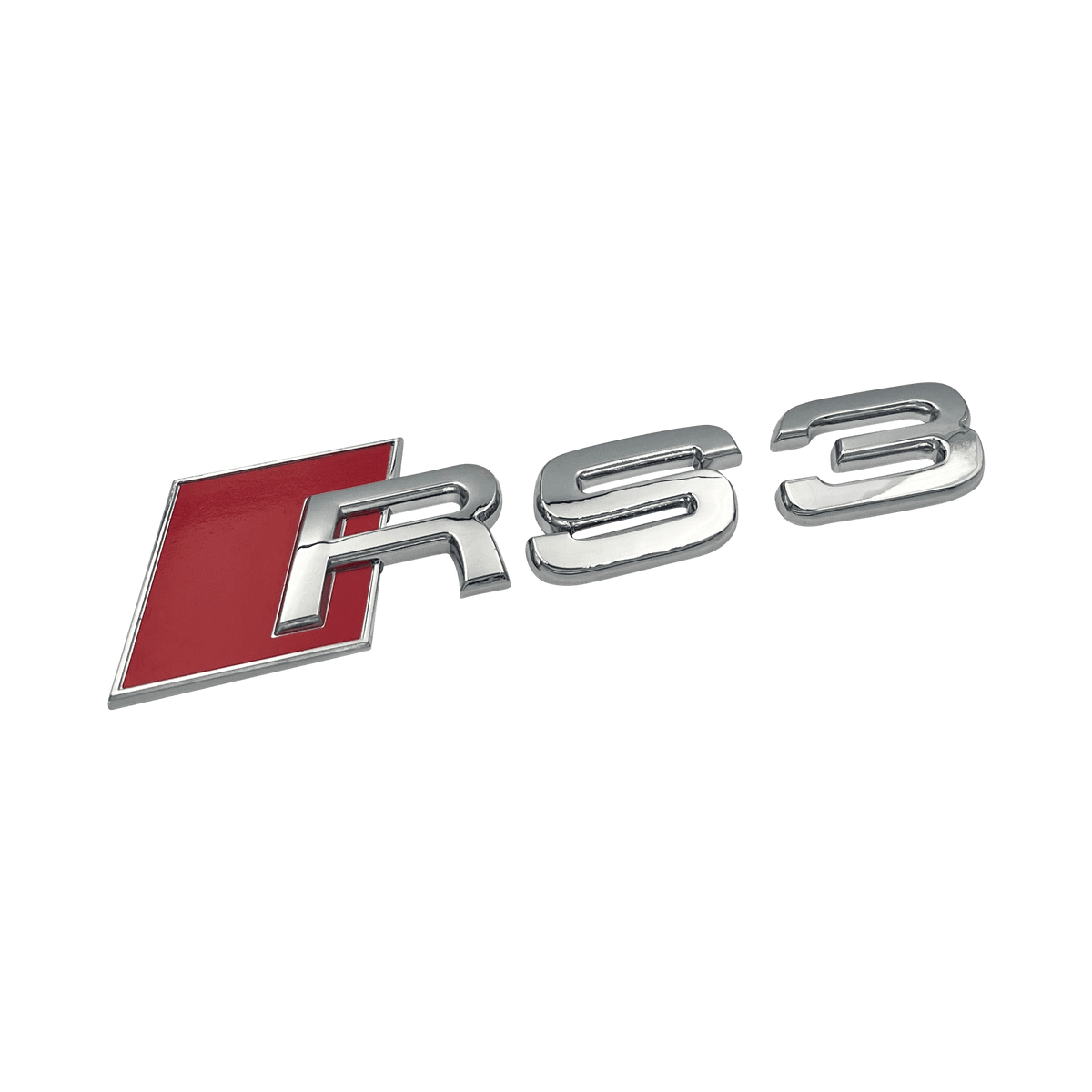 Chrome Audi RS3 Bag Emblem