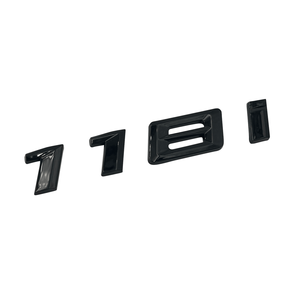 Sort BMW 118i Model Emblem