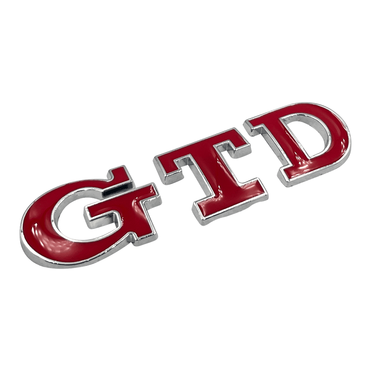 Rød VW GTD Bag Emblem