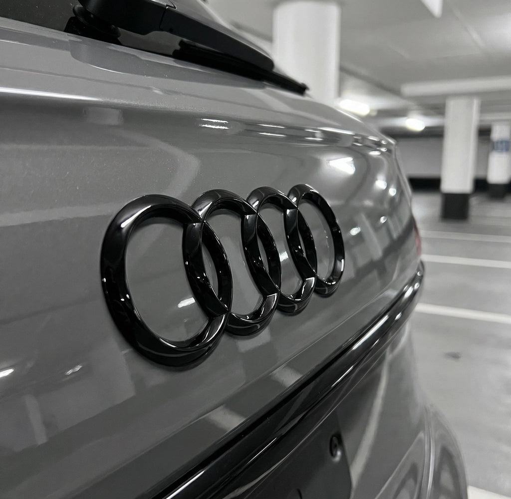 Audi Bag Logo Sort 203 x 70mm