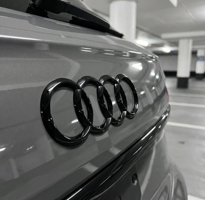 Audi Bag Logo Sort 193 x 67mm