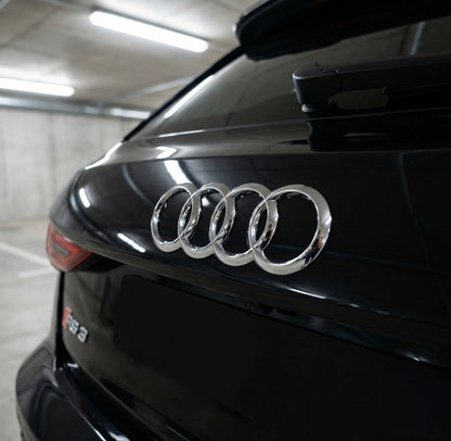 Audi Bag Logo Chrome 203 x 70mm
