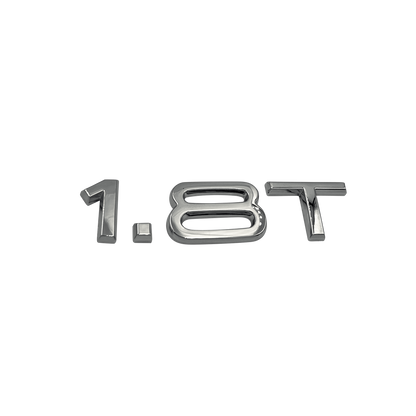 Audi "1.8T" Chrome Bag Emblem