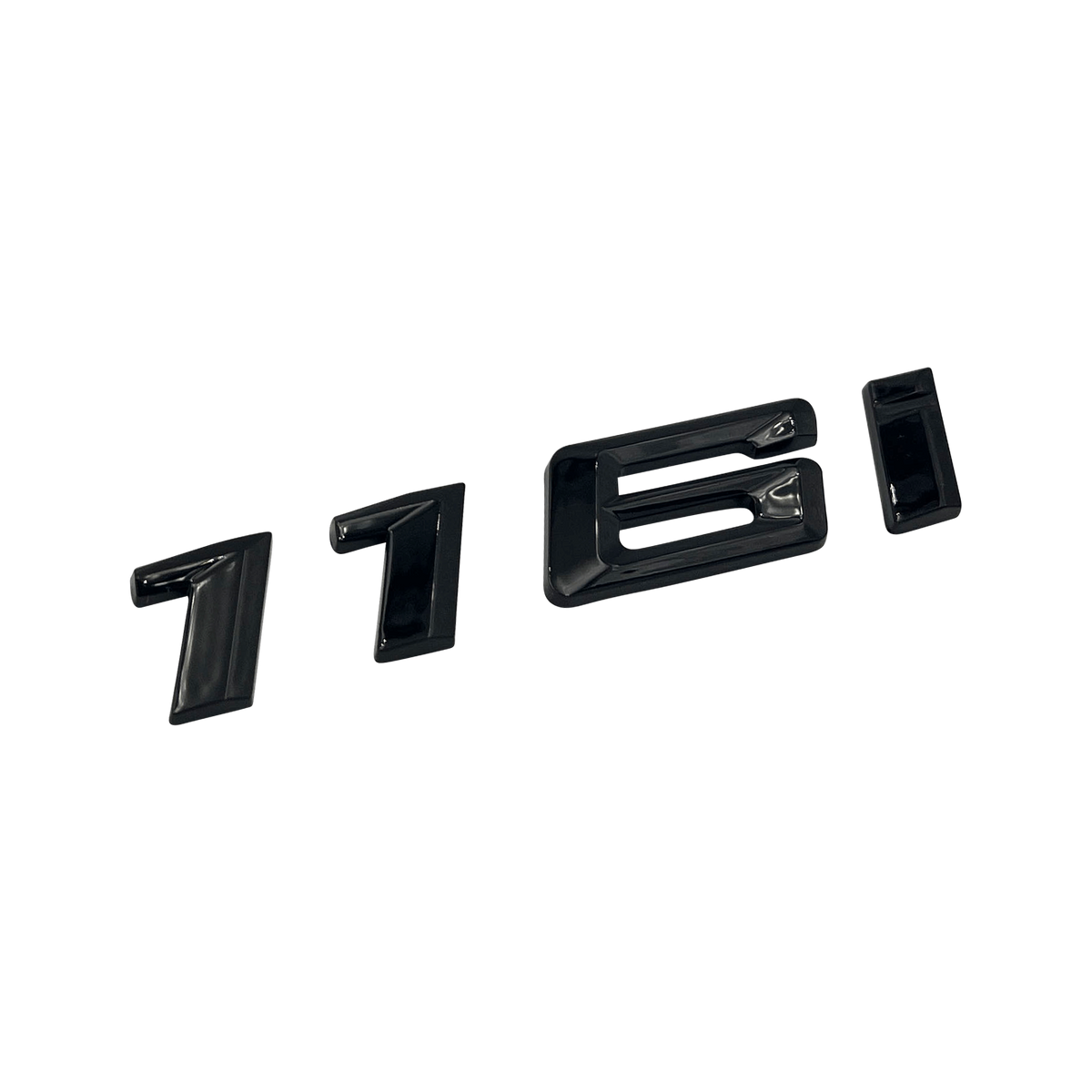 Sort BMW 116i Model Emblem