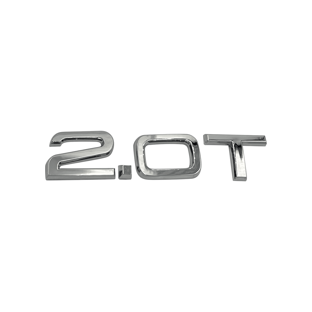 Audi "2.0T" Chrome Bag Emblem