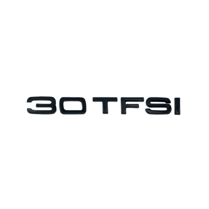Audi 30 TFSI bag emblem blank sort