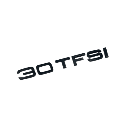 Audi 30 TFSI bag emblem blank sort