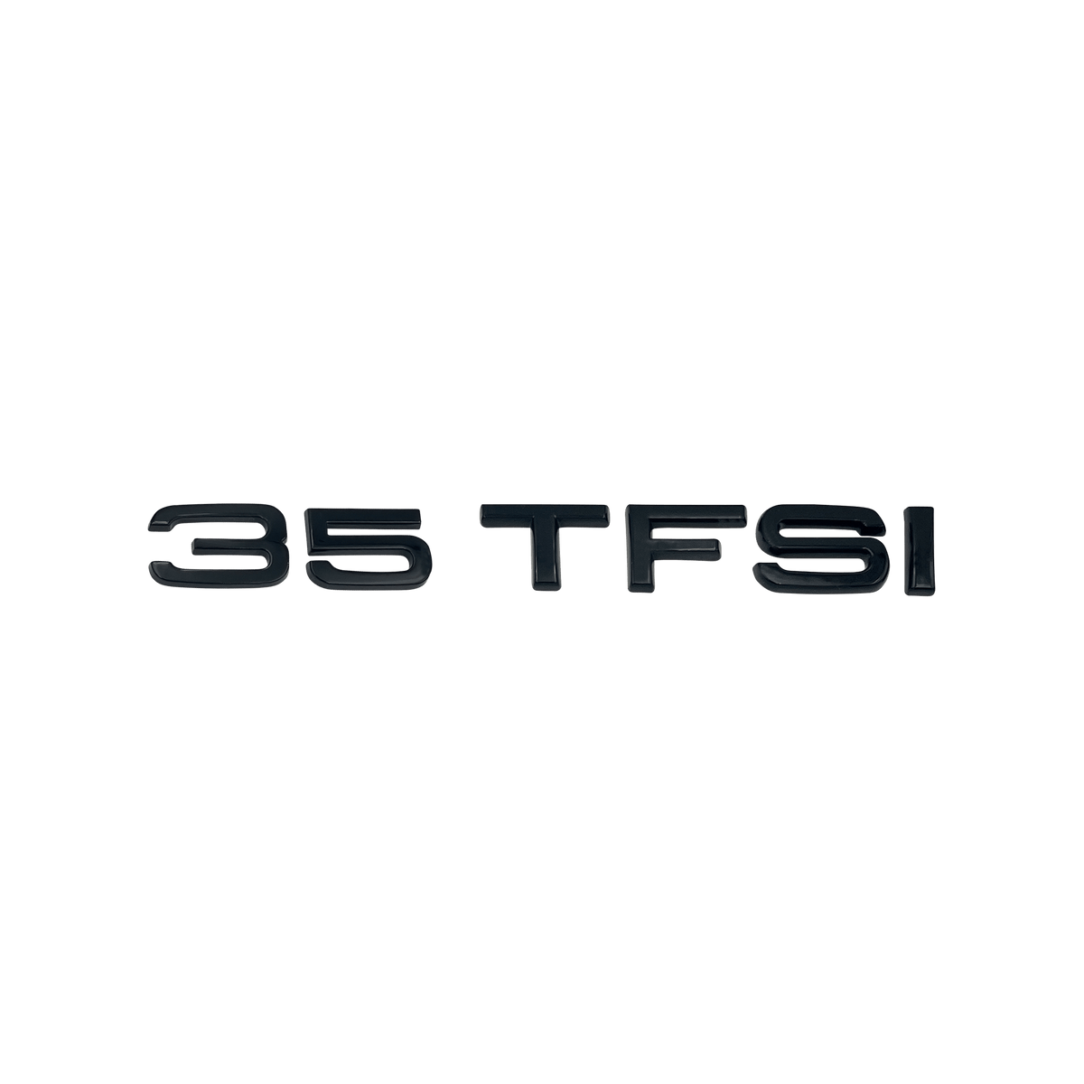 Audi 35 TFSI bag emblem blank sort