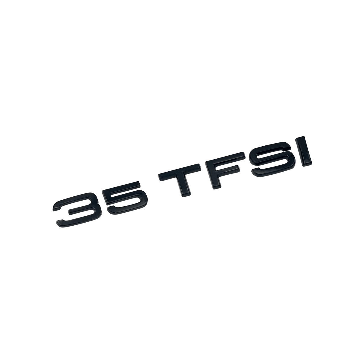 Audi 35 TFSI bag emblem blank sort