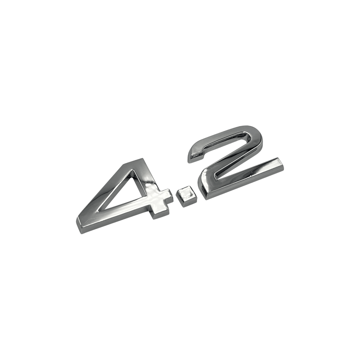 Audi "4.2" Chrome bakre emblem