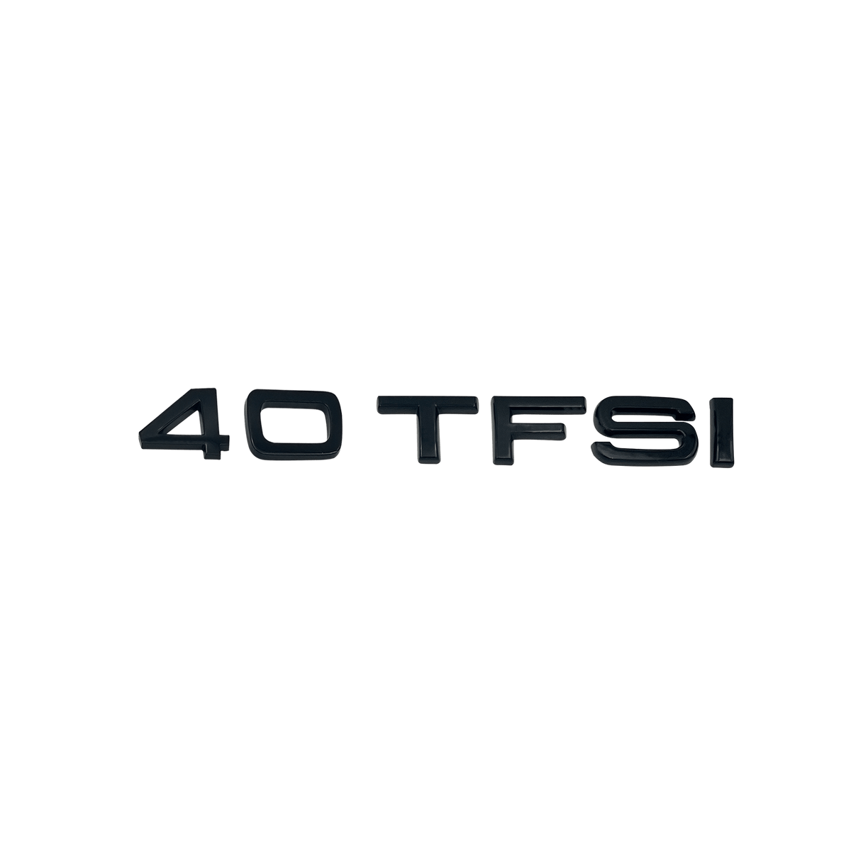 Audi 40 TFSI bag emblem blank sort