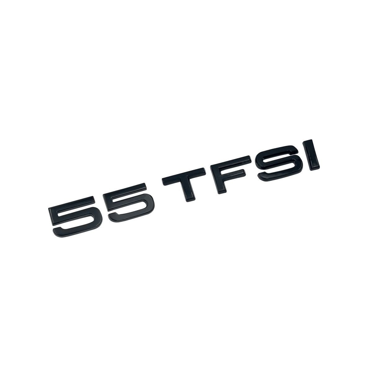 Audi 55 TFSI bag emblem blank sort