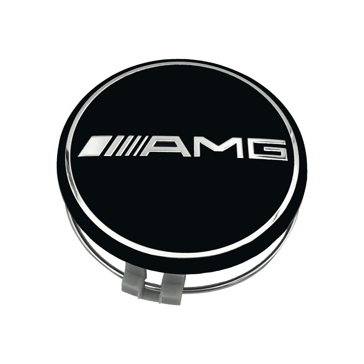 4 stk. Mercedes-Benz AMG Senterkapper Sort 75mm