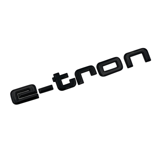 Sort Audi E-tron Emblem