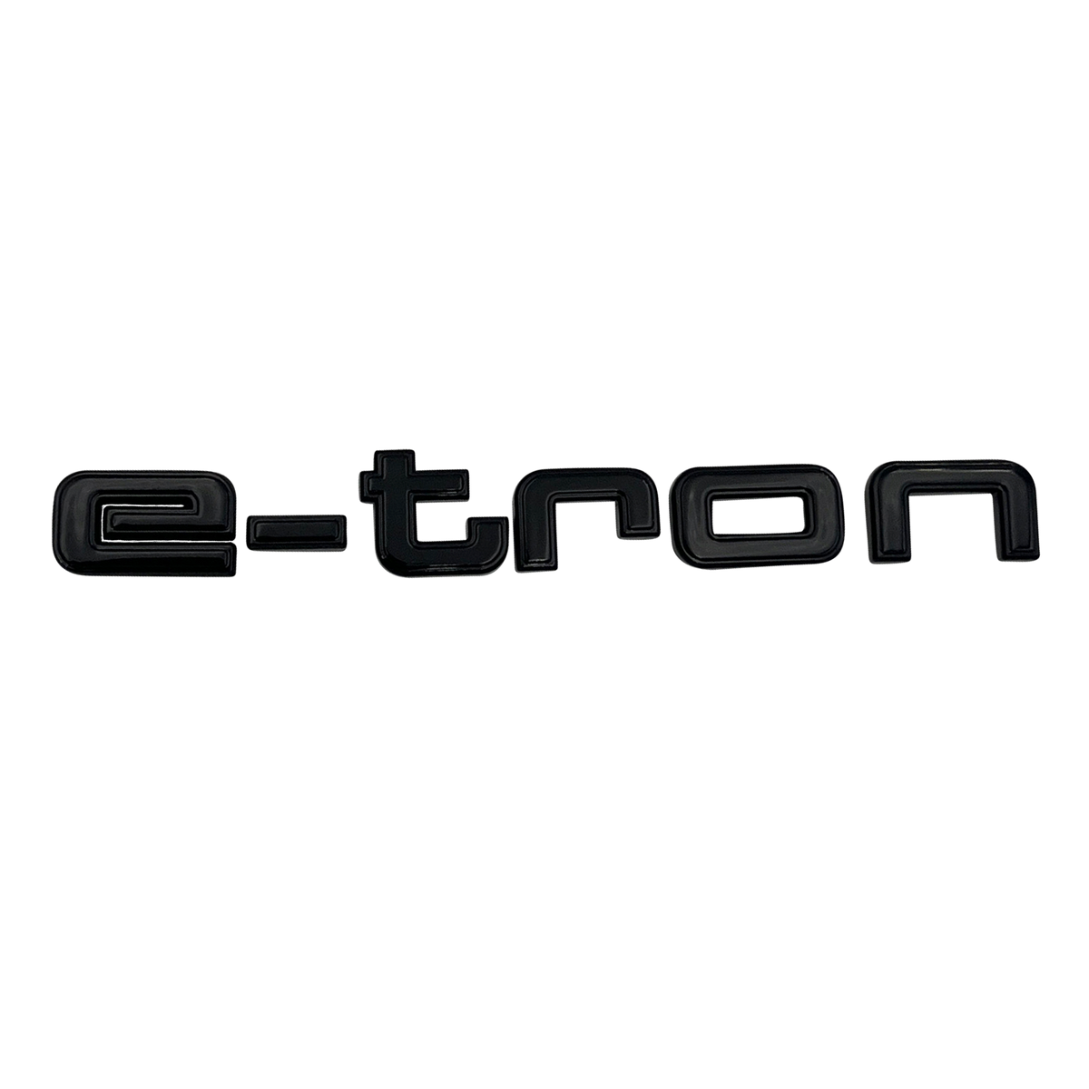 Sort Audi E-tron Emblem