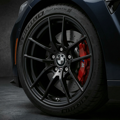 4 stk. BMW Center Caps i ekte karbonfiber 68mm