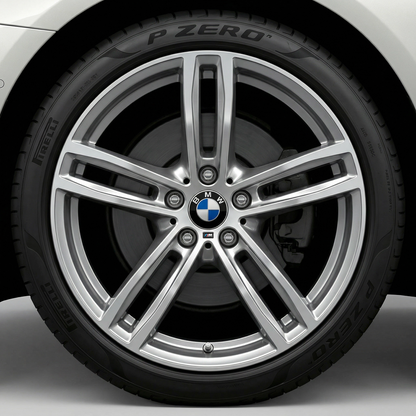 4 Stk. Blå & Hvide BMW Centerkapsler