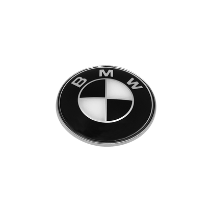 BMW Rat Logo Sort & Hvid 45mm