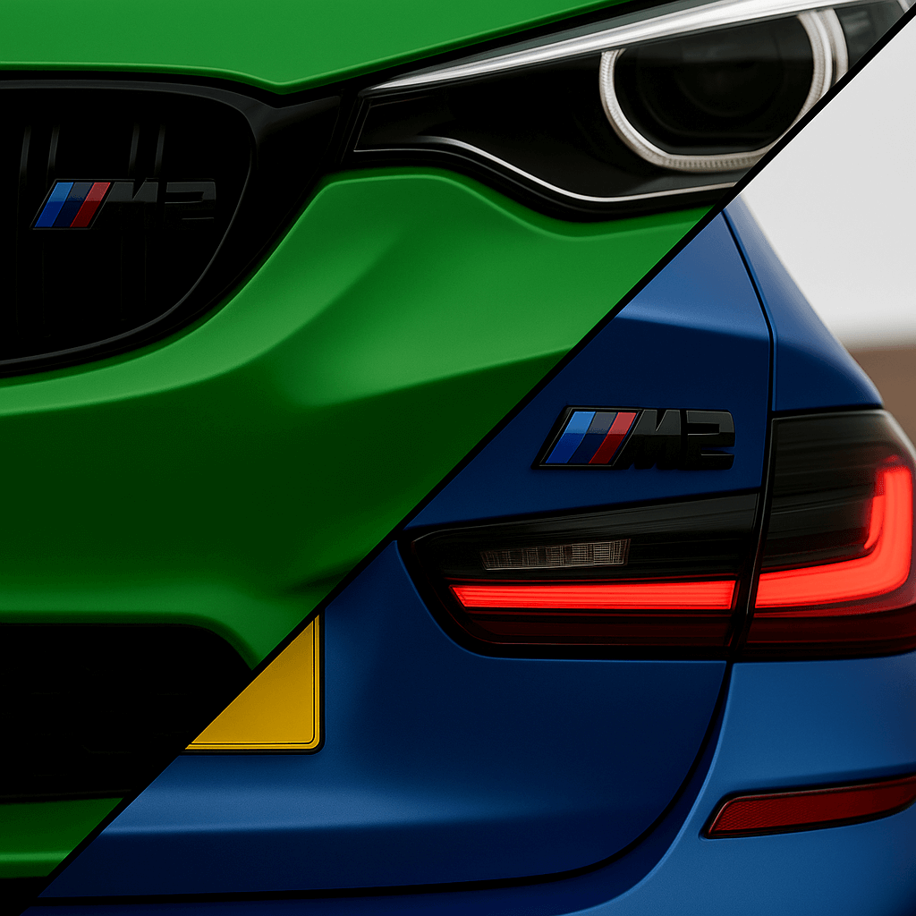 Blank Sort BMW M2 Emblem Stylingpakke