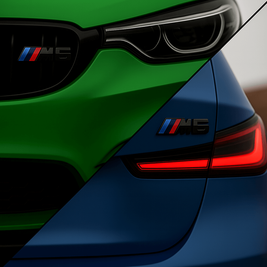 Blank Sort BMW M6 Emblem Stylingpakke