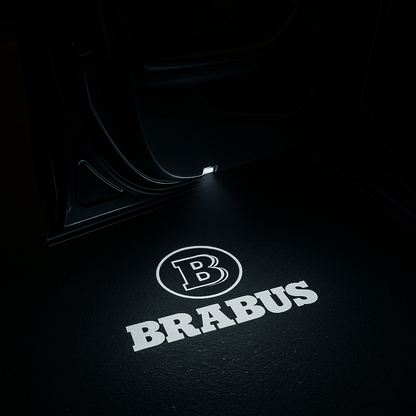 2 Stk. Brabus Logo Indstigningslys