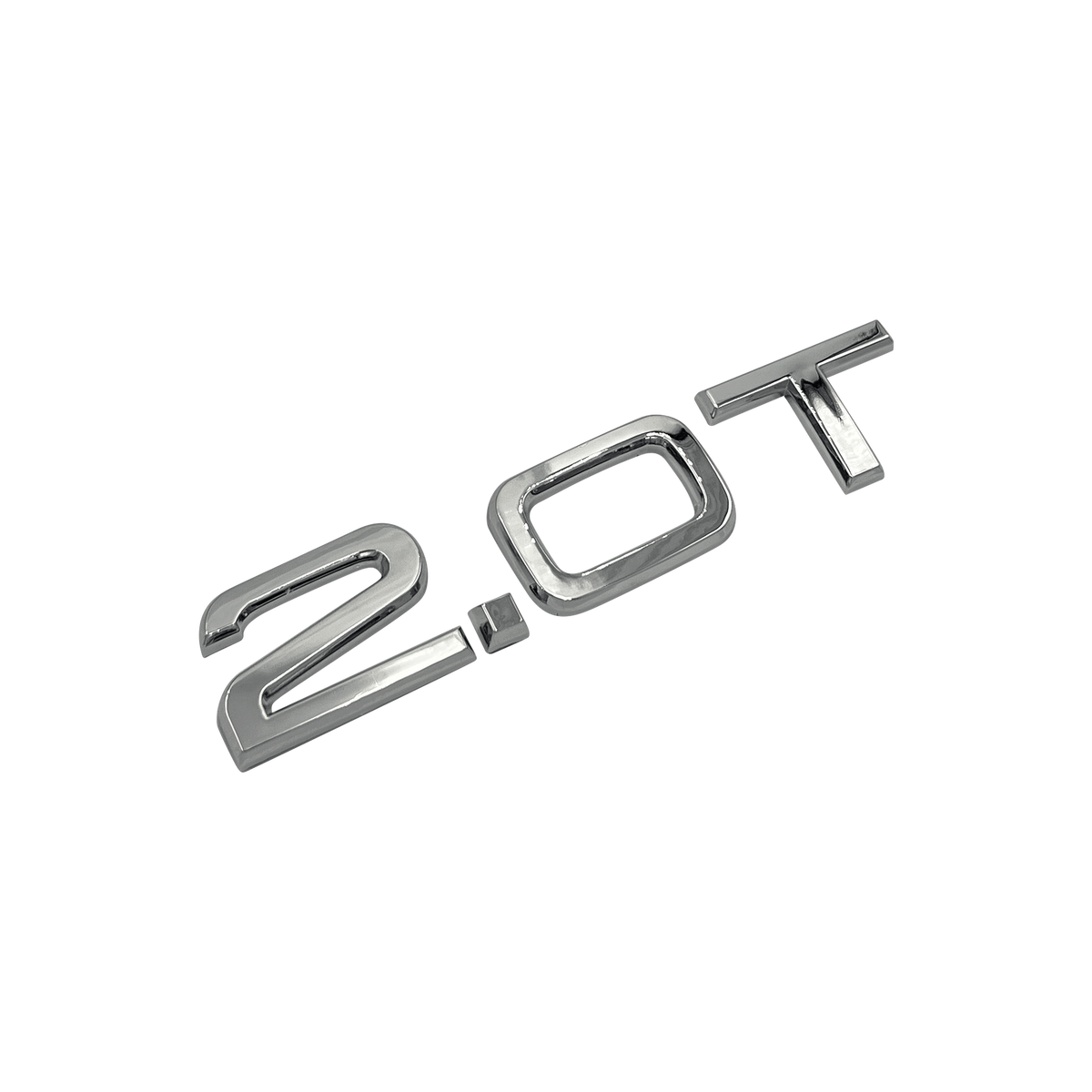 Audi "2.0T" Chrome Bag Emblem