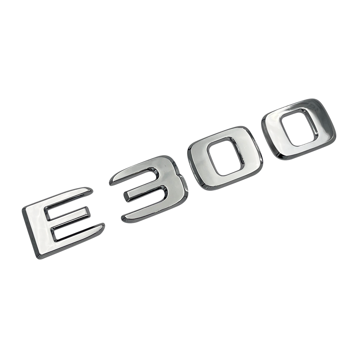Chrome Mercedes E300 Emblem