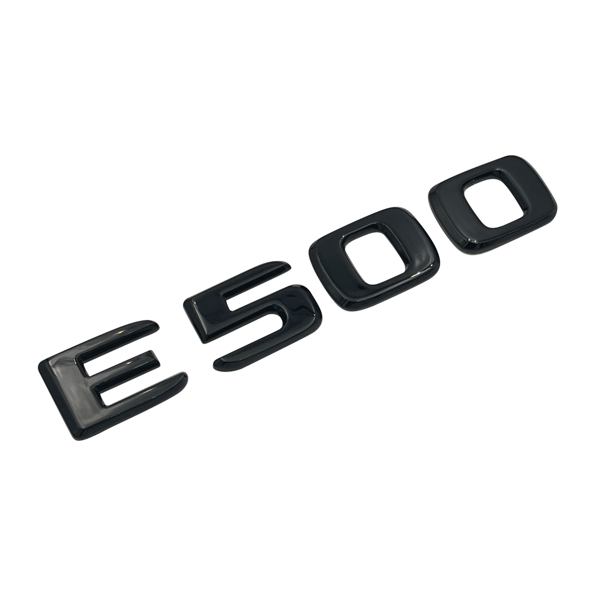 Sort Mercedes E500 Emblem