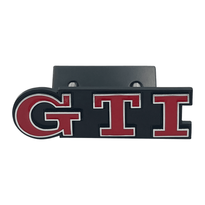 Rød & Chrome VW GTI Front Emblem