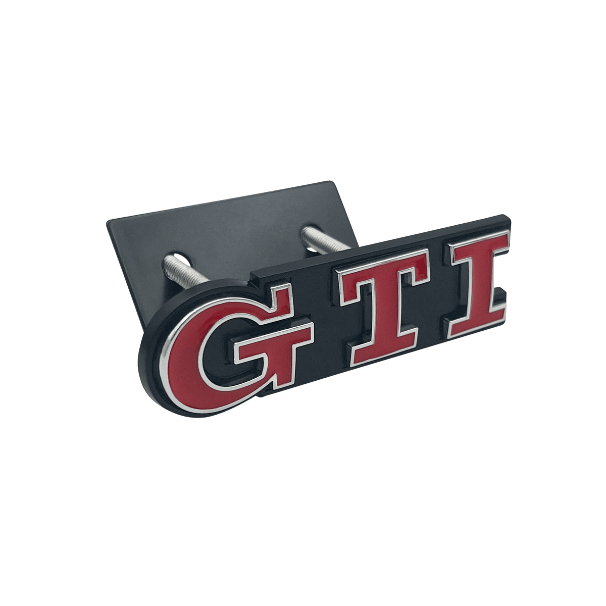 Rød & Chrome VW GTI Front Emblem