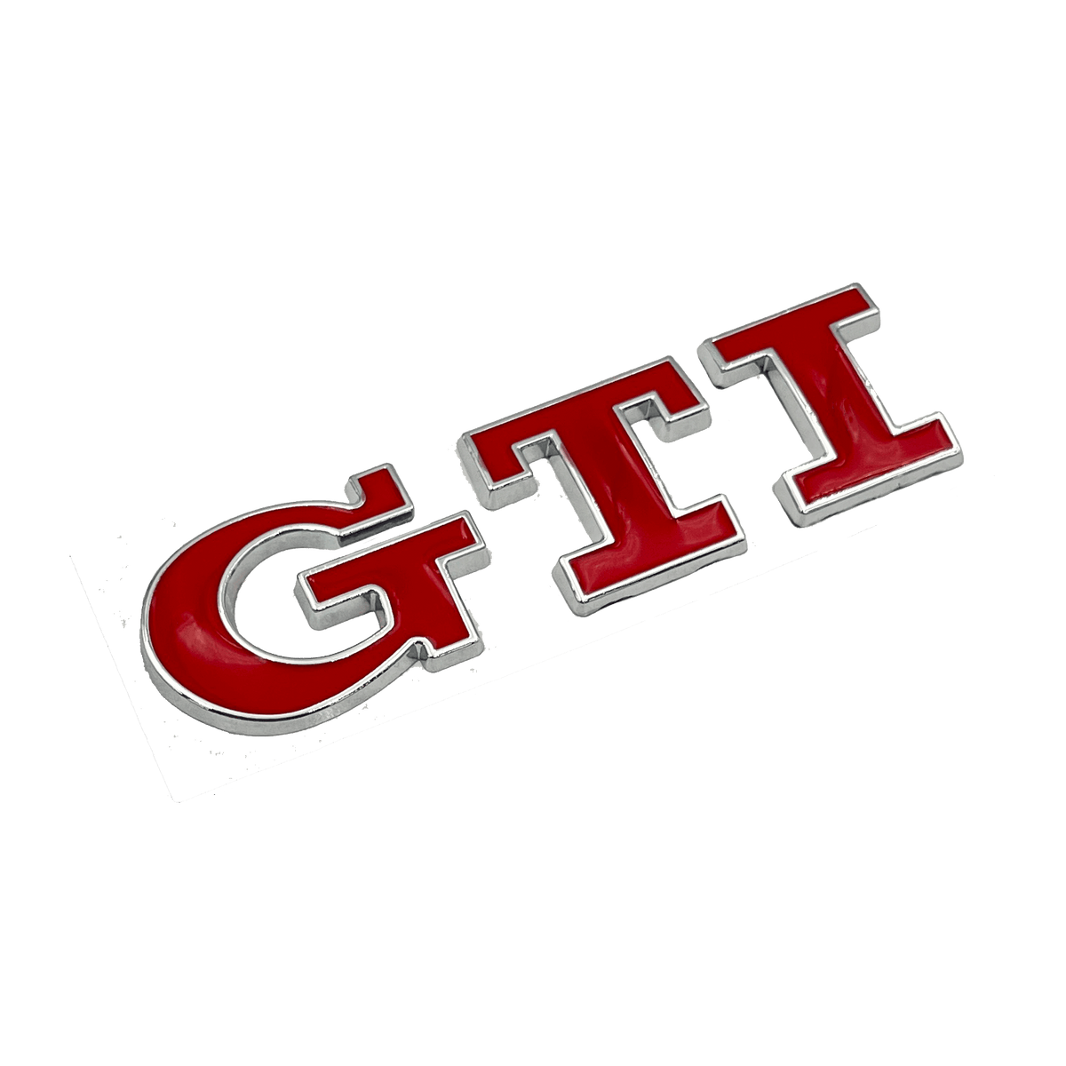 Rød & Chrome VW GTI Bag Emblem