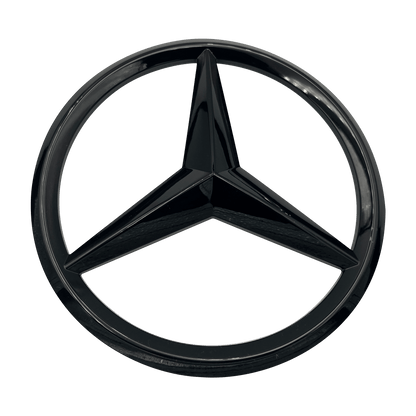 Mercedes Front Star Logo Svart 