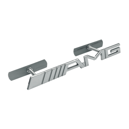 Chrome Mercedes AMG Front Grill Emblem