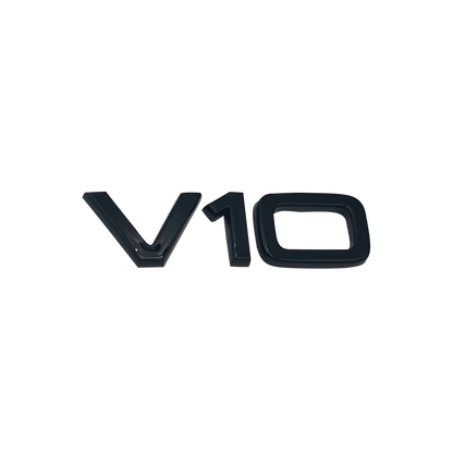 Sort Audi V10 Sideskærm Emblem