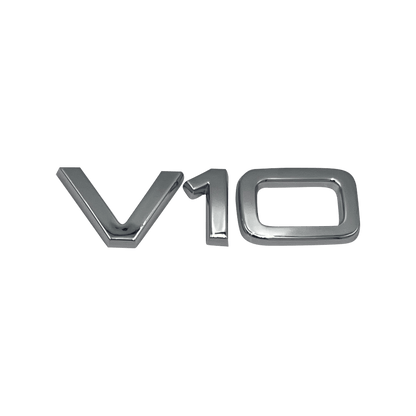 Chrome Audi V10 Sideskærm Emblem