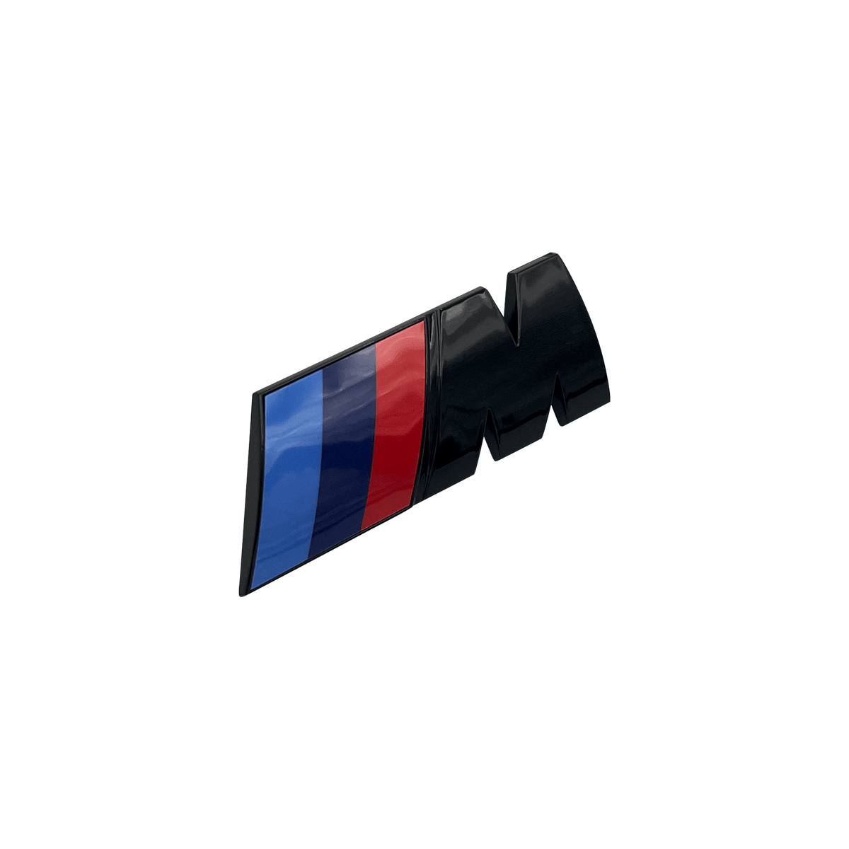 2 stk. Sorte BMW M-Sport Logo Sideskærm Emblemer